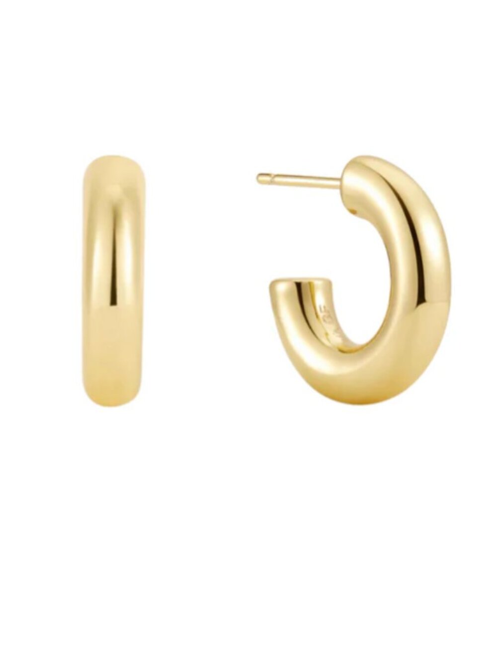 NWT GOLD FILLED HOOPS